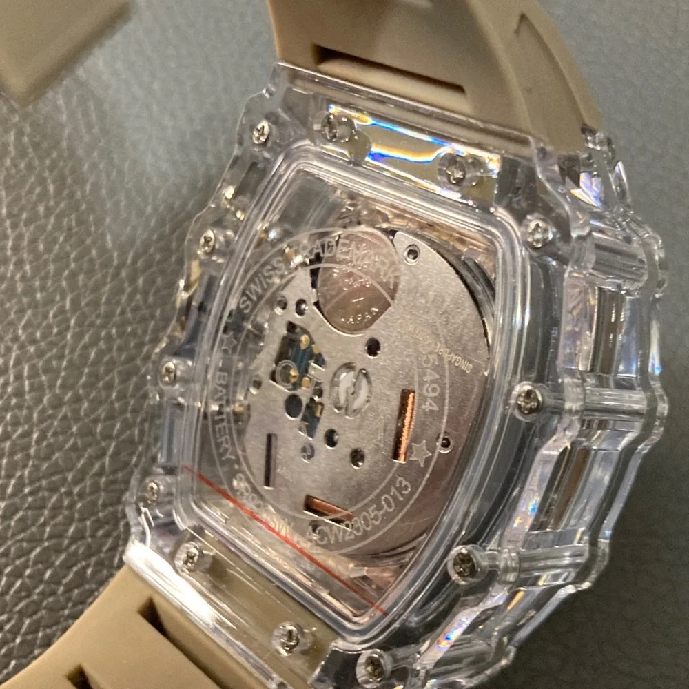 Activa Fury X  Men's Watch w/ Skeleton Dial - 44.3mm, Tan (ACW2305-013)